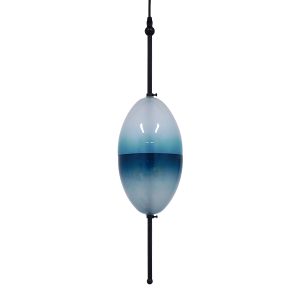 HOME GLOBOSTAR® TEARDROP 01501 Μοντέρνο Κρεμαστό Φωτιστικό Οροφής με Ντουί 3 x G4 AC 220-240V IP20 - Τιρκουάζ - Μ16 x Π16 x Υ66cm