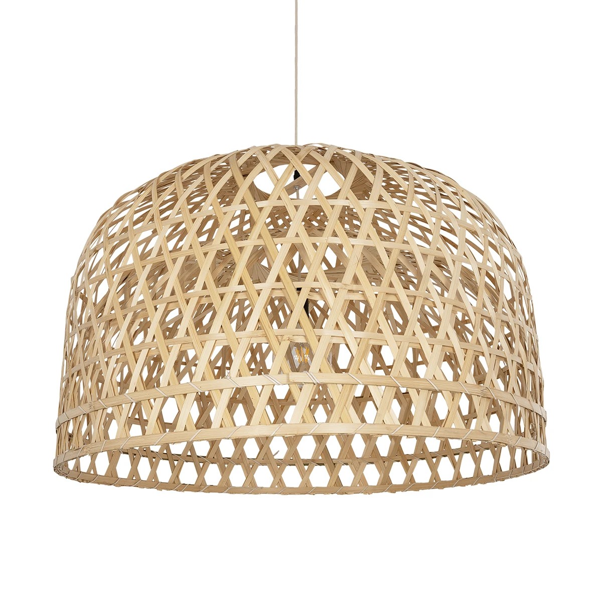 GLOBOSTAR® MANGEA 00717 Boho Κρεμαστό Φωτιστικό Οροφής με Ντουί 1 x E27 AC 220-240V IP20 - Μπεζ - Μ100 x Π100 x Υ66cm GLOBOSTAR® MANGEA 00717 Boho Κρεμαστό Φωτιστικό Οροφής με Ντουί 1 x E27 AC 220-240V IP20 - Μπεζ - Μ100 x Π100 x Υ59cm