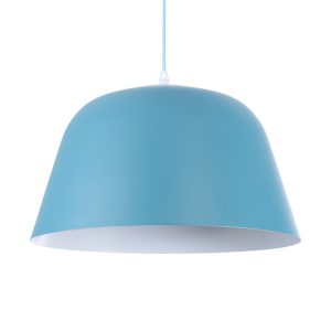 GloboStar® SCANDI 01386 Vintage Industrial Κρεμαστό Φωτιστικό Οροφής Μονόφωτο 1 x E27  Μαύρο Μεταλλικό Πλέγμα Φ23 x Υ30cm