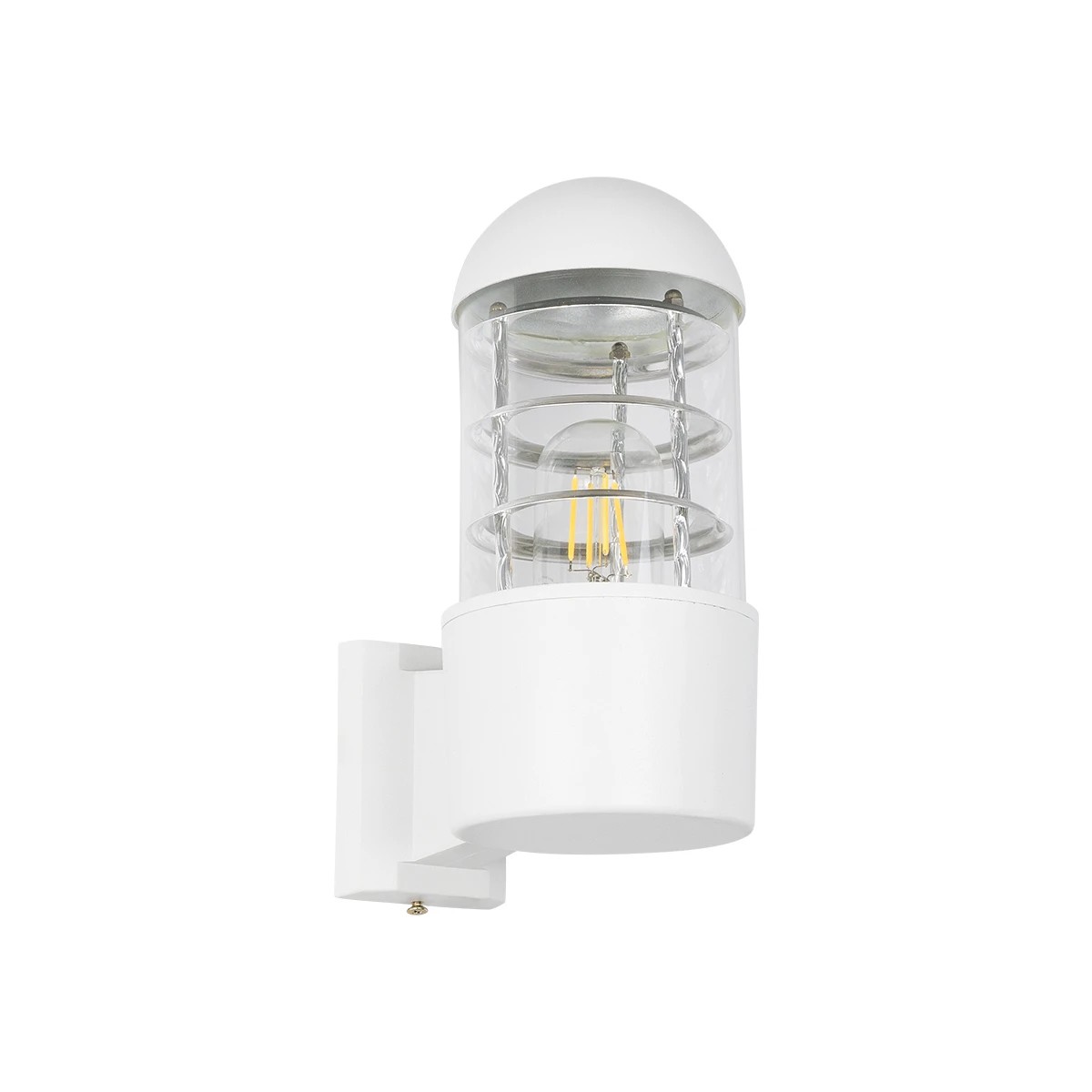 GLOBOSTAR® NEWI 01418 Μοντέρνο Φωτιστικό Τοίχου - Απλίκα με Ντουί 1 x E27 AC 220-240V IP20 - Λευκό - Μ11 x Π17 x Υ25cm GLOBOSTAR® NEWI 01418 Μοντέρνο Φωτιστικό Τοίχου - Απλίκα με Ντουί 1 x E27 AC 220-240V IP20 - Λευκό - Μ11 x Π17 x Υ25cm