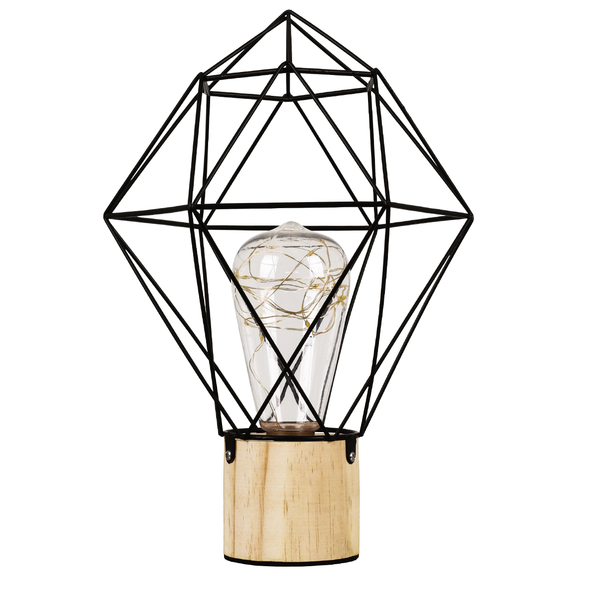 GLOBOSTAR® ANTLER 01443 Μοντέρνο Επιτραπέζιο Φωτιστικό LED 2.2W 154lm 360° DC 5V IP20 Θερμό Λευκό 2700K - DIODE - Μαύρο & Μπεζ - Μ19 x Π19 x Υ29cm - 2 Χρόνια Εγγύηση GloboStar® ANTLER 01443 Επιτραπέζιο Φωτιστικό Πορτατίφ LED 2.2W 154lm 360° DC 5V IP20 Θερμό Λευκό 3000K Μαύρο Μέταλλο με Μπεζ Ξύλο - Μ19 x Π19 x Υ29cm - 2 Xρόνια Εγγύηση