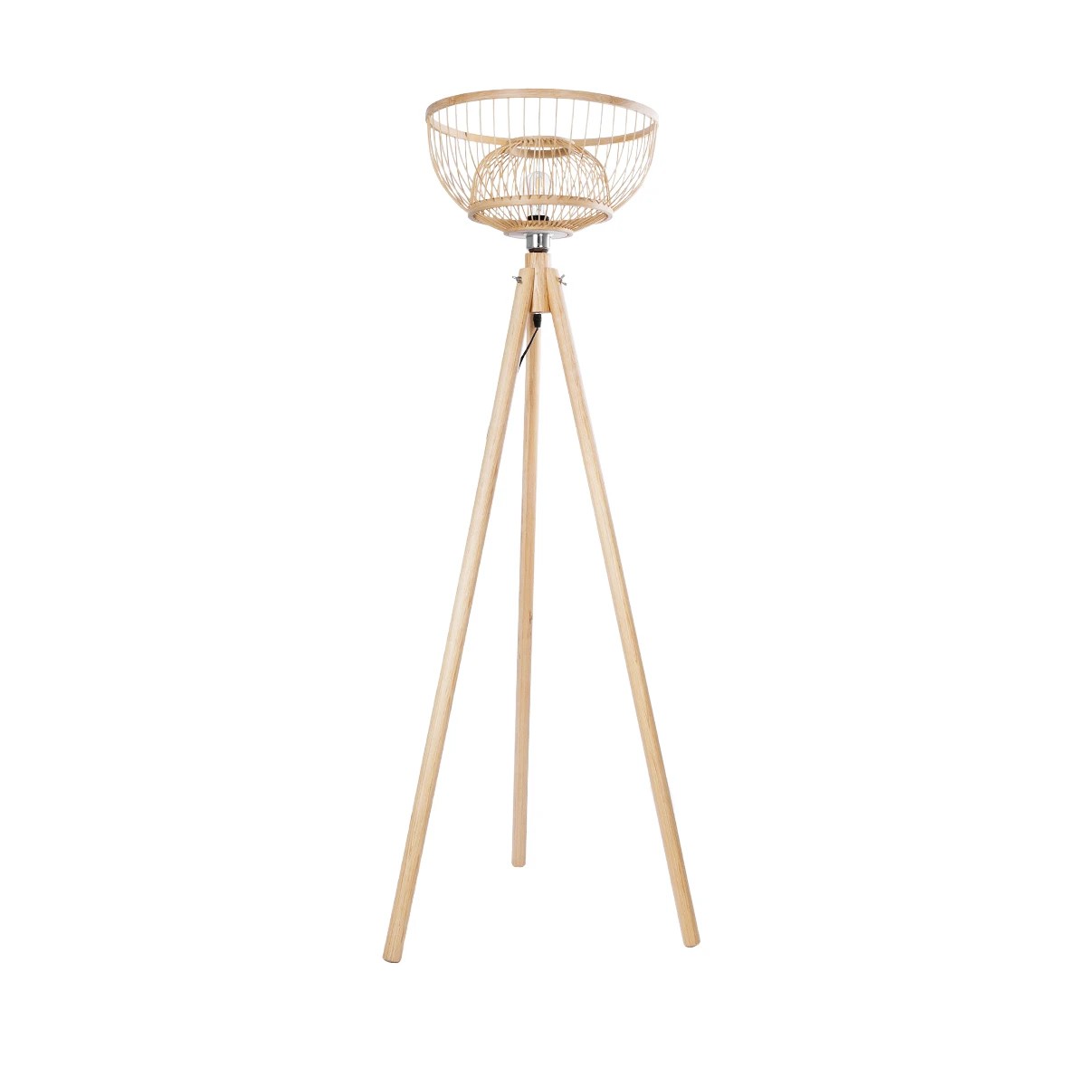 GLOBOSTAR® POPPY 01986 Boho Επιδαπέδιο Φωτιστικό με Ντουί 1 x E27 AC 220-240V IP20 - Μπεζ - Μ58 x Π58 x Υ141cm GLOBOSTAR® POPPY 01986 Boho Επιδαπέδιο Φωτιστικό με Ντουί 1 x E27 AC 220-240V IP20 - Μπεζ - Μ58 x Π58 x Υ141cm