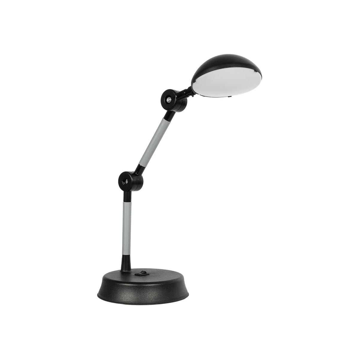 GloboStar® MICHEL 202-0061 Επιτραπέζιο Φωτιστικό Πορτατίφ LED 6W 540lm 120° AC220-240V IP20 Ψυχρό Λευκό 6000K Μαύρο Πλαστικό - Μ20 x Π14.5 x Υ33cm - 2 Χρόνια Εγγύηση