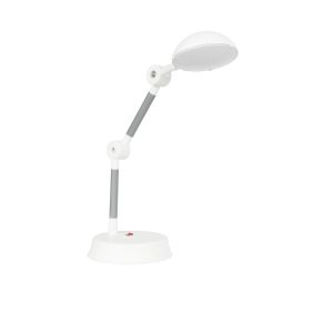 GloboStar® MICHEL 202-0062 Επιτραπέζιο Φωτιστικό Πορτατίφ LED 6W 540lm 120° AC220-240V IP20 Ψυχρό Λευκό 6000K Λευκό Πλαστικό - Μ20 x Π14.5 x Υ33cm - 2 Χρόνια Εγγύηση
