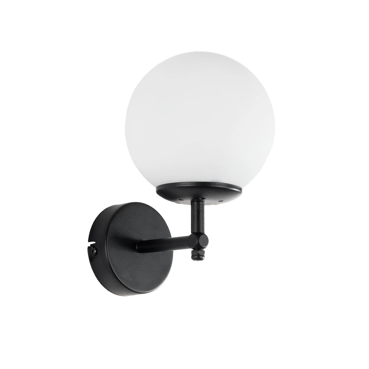 GLOBOSTAR® DALPH 203-0032 Vintage Φωτιστικό Τοίχου - Απλίκα με Ντουί 1 x E27 AC 220-240V IP20 - Μαύρο & Λευκό - M18 x Π15 x Υ23cm GloboStar® DALPH 203-0032 Vintage Επιτοίχιο Φωτιστικό Απλίκα Μονόφωτο 1 x E27 IP20 Μαύρο Μέταλλο με Λευκό Γυαλί - M18 x Π15 x Υ23cm