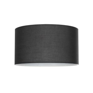 GloboStar® CILIO 203-0158 Μοντέρνο Φωτιστικό Οροφής Καπέλο Μονόφωτο 1 x E27 IP20 Γκρι Ύφασμα - Μ38 x Π30 x Υ21cm