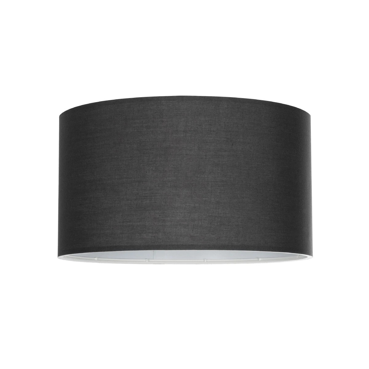 GloboStar® CILIO 203-0158 Μοντέρνο Φωτιστικό Οροφής Καπέλο Μονόφωτο 1 x E27 IP20 Γκρι Ύφασμα - Μ38 x Π30 x Υ21cm