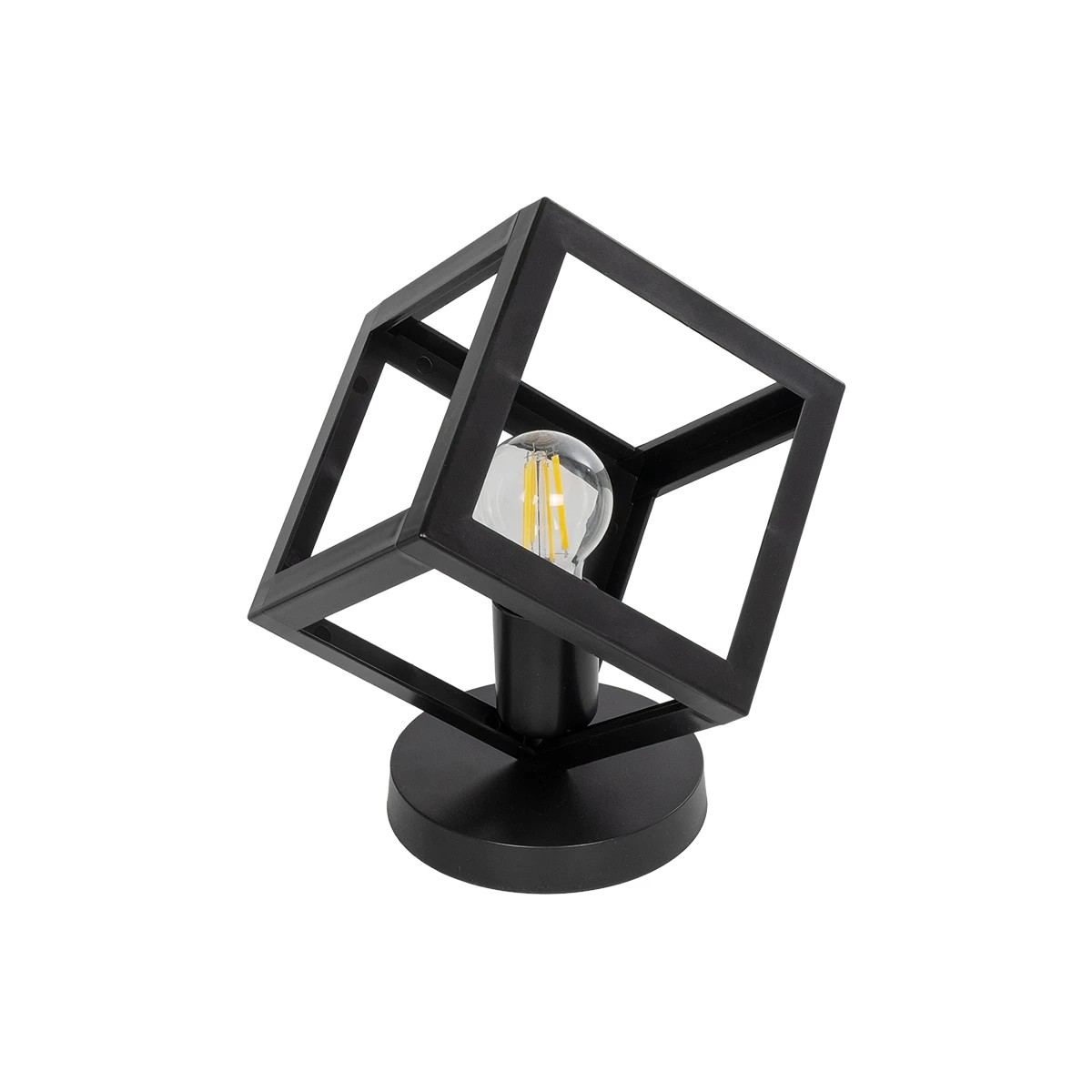 GLOBOSTAR® DISE 203-0272 Μοντέρνο Επιτραπέζιο Φωτιστικό Πορτατίφ με Ντουί 1 x E27 AC 220-240V IP20 - Μαύρο - Μ28 x Π28 x Υ29cm GLOBOSTAR® DISE 203-0272 Μοντέρνο Επιτραπέζιο Φωτιστικό Πορτατίφ με Ντουί 1 x E27 AC 220-240V IP20 - Μαύρο - Μ28 x Π28 x Υ29cm