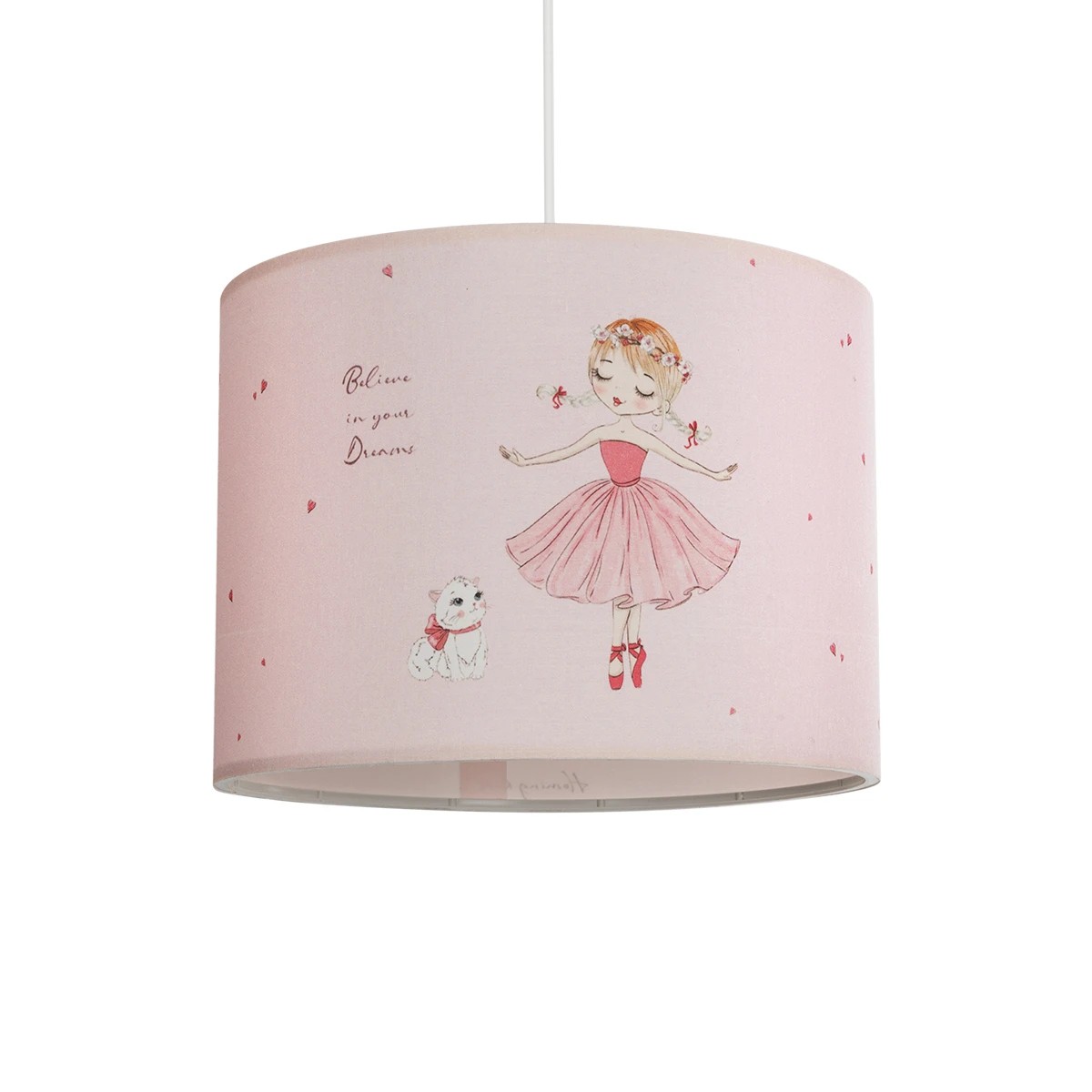 GLOBOSTAR® BALLERINA 204-0015 Παιδικό Κρεμαστό Φωτιστικό Οροφής με Ντουί 1 x E27 AC 220-240V IP20 - Ροζ - Μ28 x Π28 x Υ24cm GLOBOSTAR® BALLERINA 204-0015 Παιδικό Κρεμαστό Φωτιστικό Οροφής με Ντουί 1 x E27 AC 220-240V IP20 - Ροζ - Μ28 x Π28 x Υ24cm
