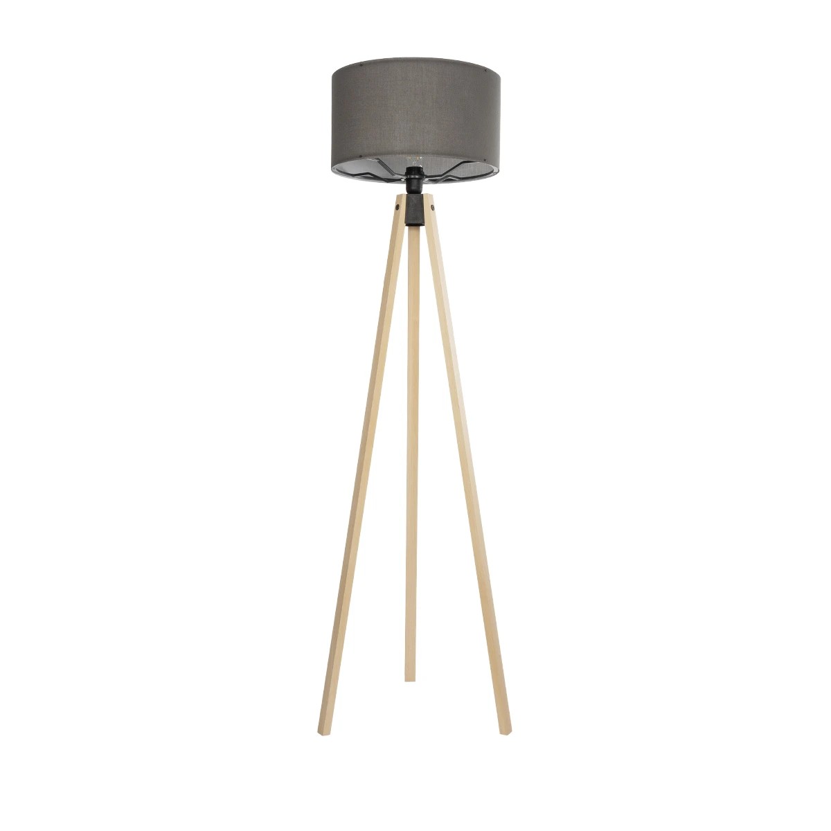GLOBOSTAR® SAGA 204-0044 Μοντέρνο Επιδαπέδιο Φωτιστικό με Ντουί 1 x E27 AC 220-240V IP20 - Μπεζ & Γκρι - Μ38 x Π38 x Υ140cm GloboStar® SAGA 204-0044 Μοντέρνο Eπιδαπέδιο Φωτιστικό Μονόφωτο 1 x E27 IP20 Μπεζ Ξύλο με Γκρι Ύφασμα - Μ38 x Π38 x Υ140cm