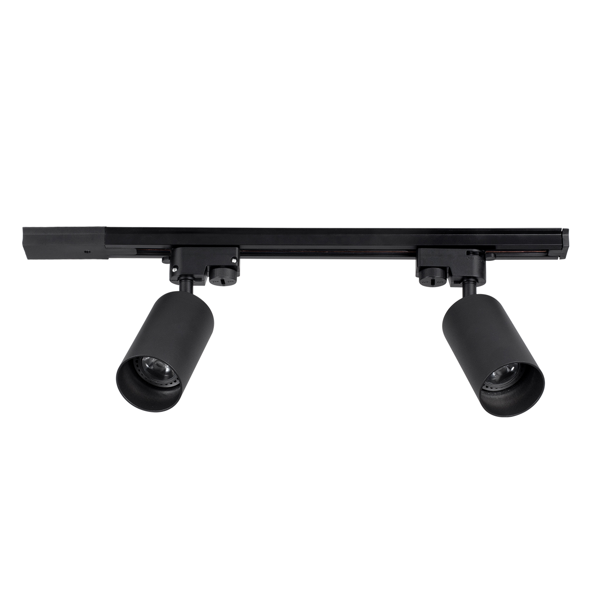 GLOBOSTAR® LEO 60354 Μοντέρνο Φωτιστικό Οροφής με Ντουί 2 x GU10 AC 220-240V IP20 - Μαύρο - Μ50.5 x Π6 x Υ20cm GloboStar® LEO 60354 Μοντέρνο Φωτιστικό Οροφής Ράγα Δίφωτο 2 x GU10 IP20 Μαύρο Αλουμίνιο - Μ50.5 x Π6 x Υ20cm - 5 Χρόνια Εγγύηση