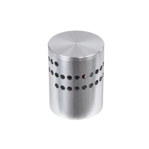 GLOBOSTAR® STAINS 60596 Μοντέρνο Φωτιστικό Τοίχου - Απλίκα LED 5W 300lm 180° AC 220-240V Αδιάβροχο IP44 Μπλε - Bridgelux SMD Chip & TÜV SÜD Driver - Νίκελ Βούρτσας - Μ5.5 x Π5.5 x Υ7cm - 5 Χρόνια Εγγύηση