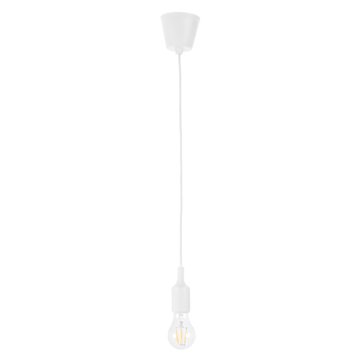 GLOBOSTAR® CABLITO 61550 Μοντέρνο Κρεμαστό Φωτιστικό Οροφής με Ντουί 1 x E27 AC 220-240V IP20 - Λευκό - Μ4 x Π4 x Υ110cm GLOBOSTAR® CABLITO 61550 Μοντέρνο Κρεμαστό Φωτιστικό Οροφής με Ντουί 1 x E27 AC 220-240V IP20 - Λευκό - Μ4 x Π4 x Υ110cm