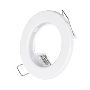 GLOBOSTAR® ORO 77807 Χωνευτή Βάση για Σποτ MR16 με Ντουί GU10/GU5.3 IP20 - Λευκό - Μ8.3 x Π8.3 x Υ3.1cm / Q6cm