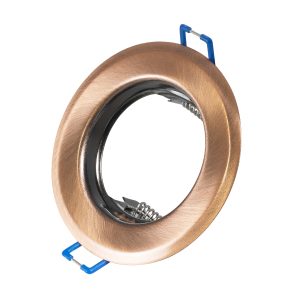 GLOBOSTAR® ORO 77812 Χωνευτή Βάση για Σποτ MR16 με Ντουί GU10/GU5.3 IP20 - Χάλκινο - Μ8.3 x Π8.3 x Υ3.1cm / Q6cm