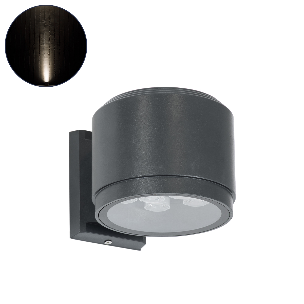 GLOBOSTAR® WALLLIGHT-GONA 90484 Μοντέρνο Φωτιστικό Τοίχου - Απλίκα LED 24W 2280lm 5° DC 24V Αδιάβροχο IP67 Φυσικό Λευκό 4500K - CREE COB Chip & TÜV SÜD Driver - Γκρι Ανθρακί Ματ - Μ13 x Π16.5 x Υ5cm - 3 Χρόνια Εγγύηση GloboStar® WALLLIGHT-GONA 90484 Φωτιστικό Τοίχου - Απλίκα LED 24W 2280lm 5° DC 24V Αδιάβροχο IP67 Μ13 x Π16.5 x Υ5cm Φυσικό Λευκό 4500K - Γκρι Ανθρακί - 3 Years Warranty