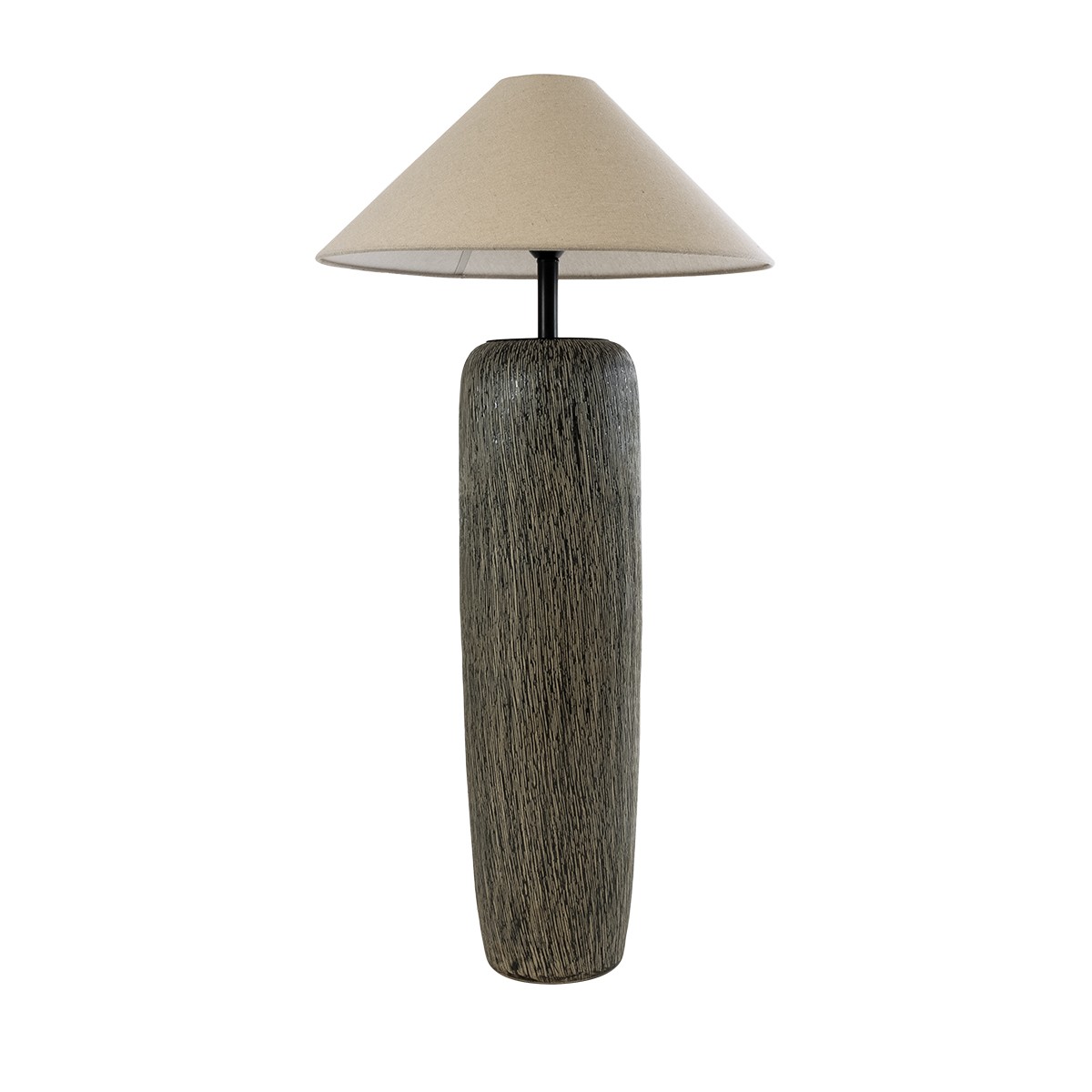 GLOBOSTAR® OLIANA 02315 Boho Επιδαπέδιο Φωτιστικό με Ντουί 1 x E27 AC 220-240V IP20 - Γκρι & Μπεζ - Μ55 x Π55 x Υ110cm GLOBOSTAR® OLIANA 02315 Boho Επιδαπέδιο Φωτιστικό με Ντουί 1 x E27 AC 220-240V IP20 - Γκρι & Μπεζ - Μ55 x Π55 x Υ110cm
