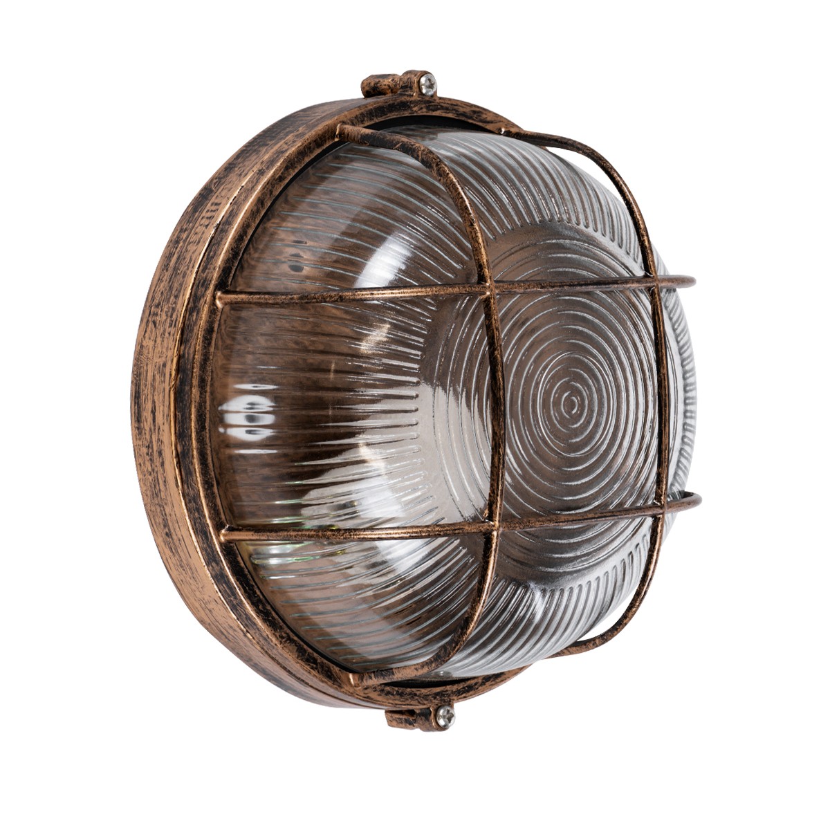 GLOBOSTAR® BOATLIGHT 61587 Vintage Φωτιστικό Καραβοχελώνα Τοίχου & Οροφής με Ντουί 1 x E27 AC 220-240V Αδιάβροχο IP65 - Χάλκινο Εφέ Σκουριάς Ματ - Μ17.5 x Π17.5 x Υ9cm GLOBOSTAR® BOATLIGHT 61587 Vintage Φωτιστικό Καραβοχελώνα Τοίχου & Οροφής με Ντουί 1 x E27 AC 220-240V Αδιάβροχο IP65 - Χάλκινο Εφέ Σκουριάς Ματ - Μ17.5 x Π17.5 x Υ9cm
