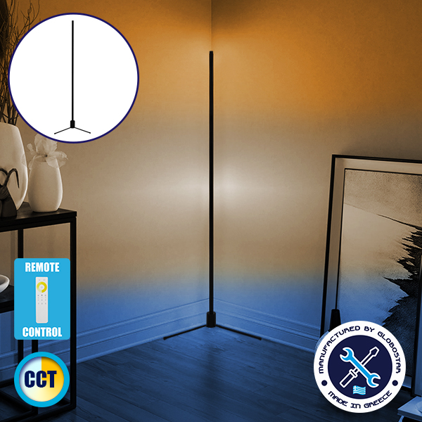 Μοντέρνο Minimal Επιδαπέδιο Μαύρο Φωτιστικό 200cm LED 32 Watt με Ασύρματο Χειριστήριο Αφής 2.4G RF & Dimmer CCT - Ψυχρό - Ημέρας - Θερμό GloboStar ALIEN Design GLOBO-200-10 Μοντέρνο Minimal Επιδαπέδιο Μαύρο Φωτιστικό 200cm LED 32 Watt με Ασύρματο Χειριστήριο Αφής 2.4G RF & Dimmer CCT - Ψυχρό - Ημέρας - Θερμό GloboStar ALIEN Design GLOBO-200-10
