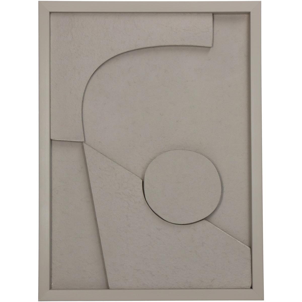 Διακοσμητικό Τοίχου ArteLibre Μπεζ Χαρτί 30x3x40cm